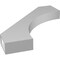 Ekena Millwork 4-in. W x 32-in. D x 36-in. H Westlake Architectural Grade PVC Knee Brace BRCP04X32X36WTL - alternate 6